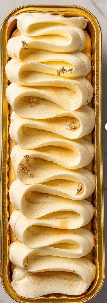 גבינה פס עלי קצפת וזהב